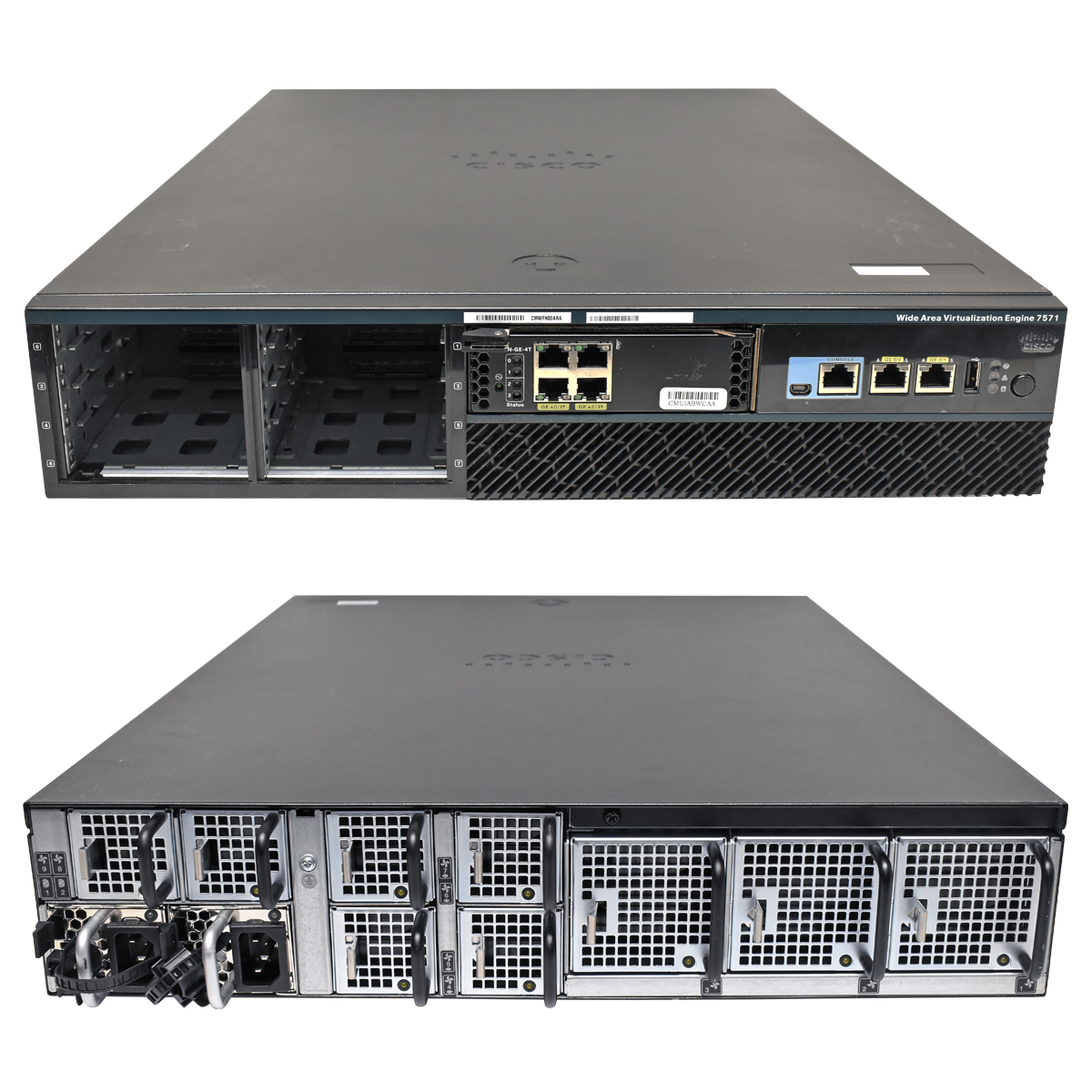 Cisco Wide Area Virtualization Engine WAVE-7571-K9 + WAVE-INLN-GE-4T E/A-Module Cisco Wide Area Virtualization Engine WAVE-7571-K9 + WAVE-INLN-GE-4T E/A-Module