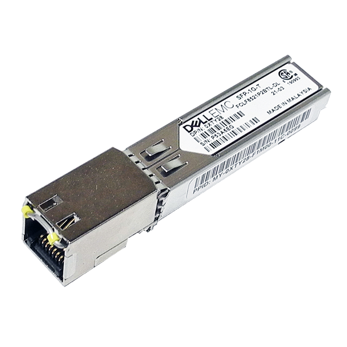 DELL EMC Original SFP-1G-T 1000Base-T 100 m Transceiver Module 0XTY28 neu DELL EMC Original SFP-1G-T 1000Base-T 100 m Transceiver Module 0XTY28 neu