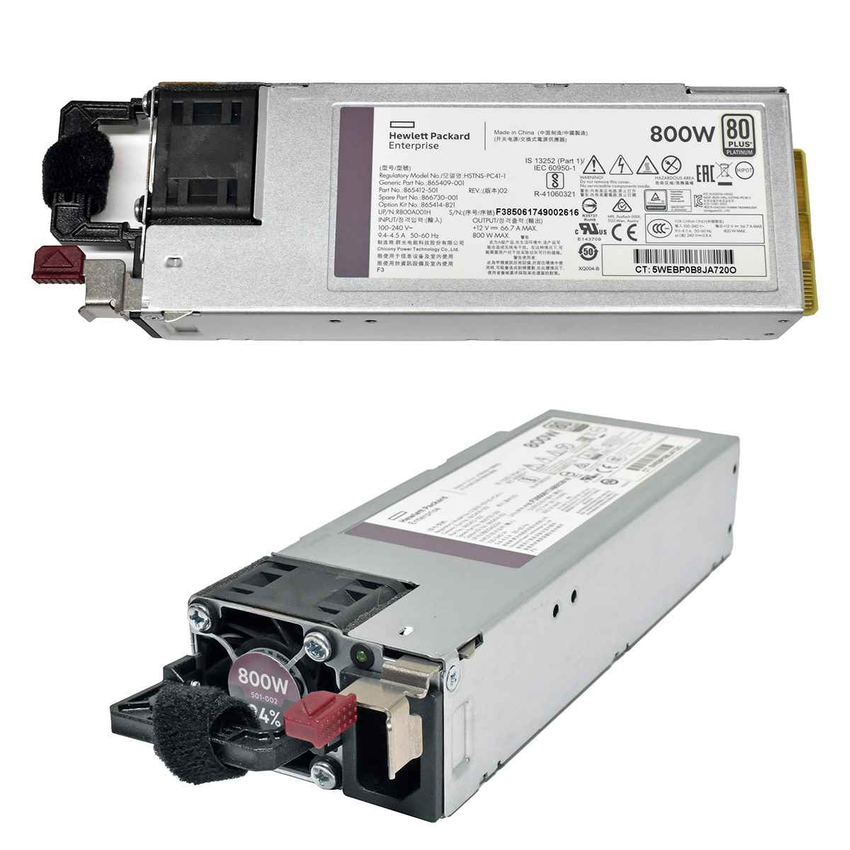 HP 800W PSU Netzteil HSTNS-PC41-1 HSTNS-PL41-1 866730-001 865414-B21 für DL360 DL380 G9 G10 ML350 G10 HP 800W PSU Netzteil HSTNS-PC41-1 HSTNS-PL41-1 866730-001 865414-B21 für DL360 DL380 G10 ML350 G10