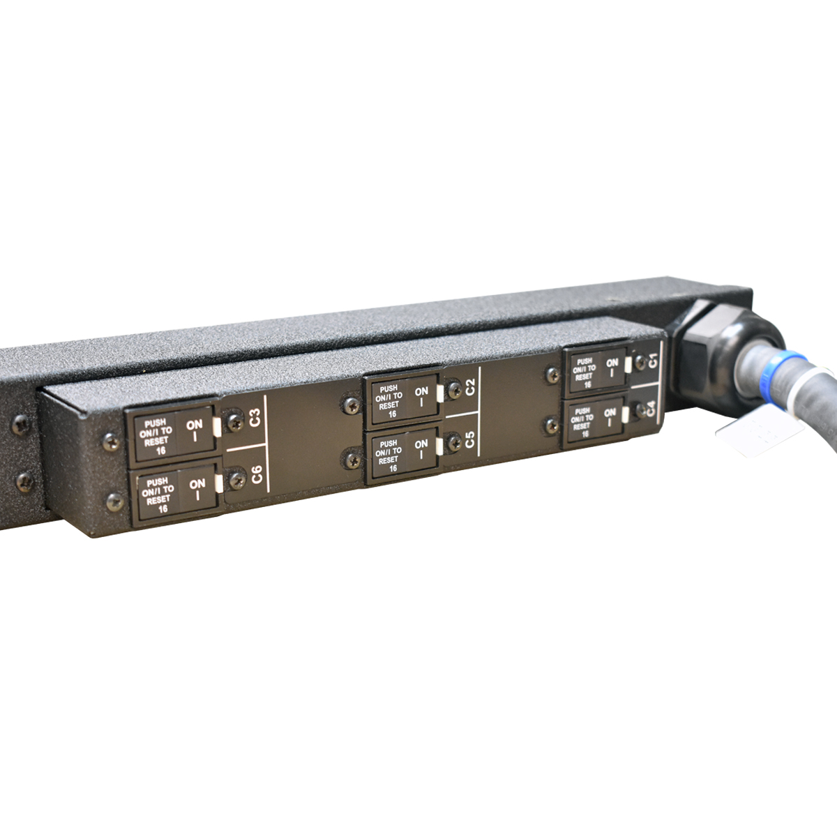 Geist RCX-D U1007Q URCXW423-103C13PS56-D 42xC13 Metered PDU 3-Phasen + Rackmontageblech Geist RCX-D U1007Q URCXW423-103C13PS56-D 42xC13 Metered PDU 3-Phasen + Rackmontageblech