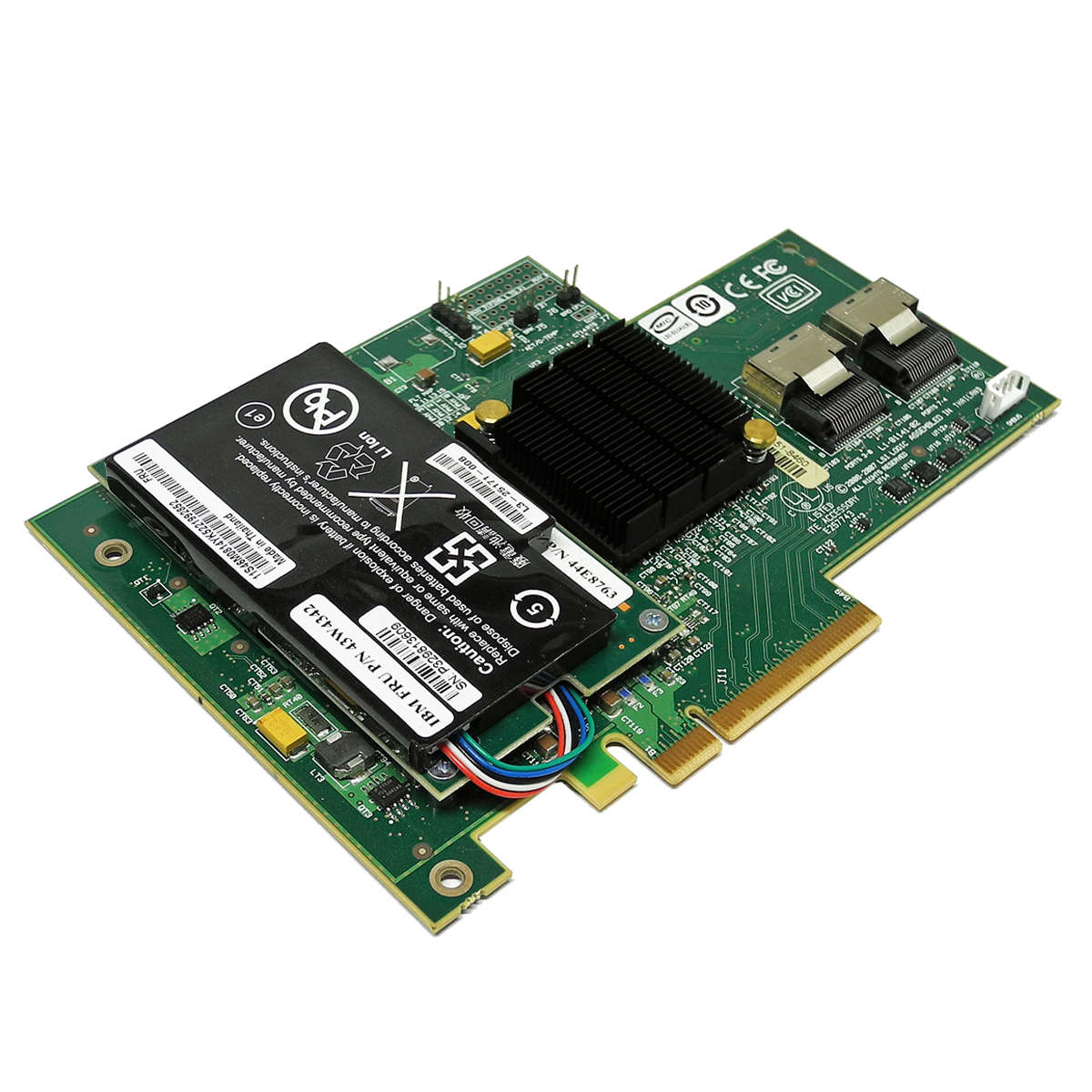 LSI-IBM-MR-SAS-8708E-3-Gb-s-PCIe-x8-RAID-Controlle-002.jpg LSI IBM MR SAS 8708E 3 Gb/s PCIe x8 RAID Controller +BBU +SAS Kabel FRU 43W4297