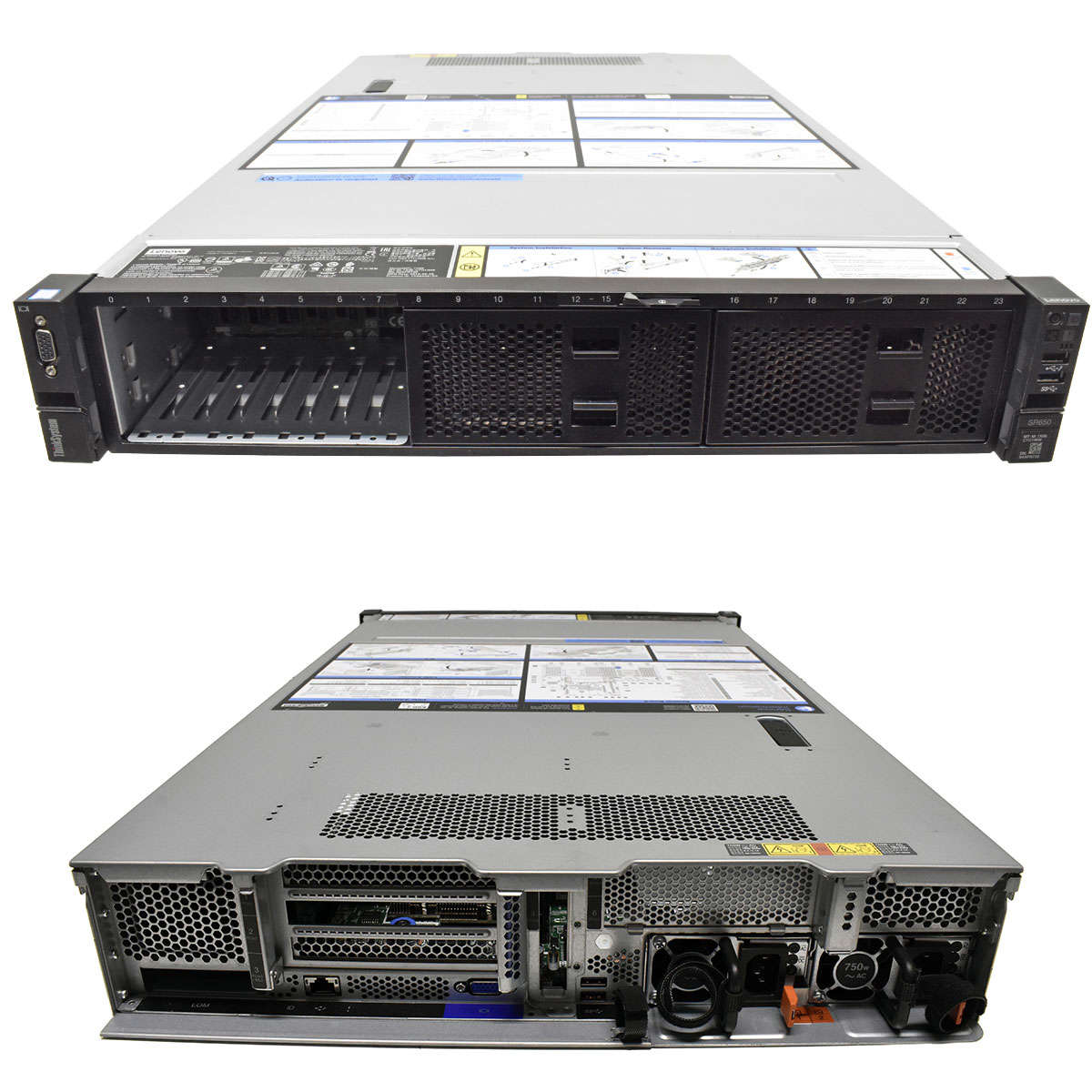 Lenovo ThinkSystem SR650 ohne CPU 2xKühler 0GB PC4 RAM 930-8i 8x SFF 2,5"