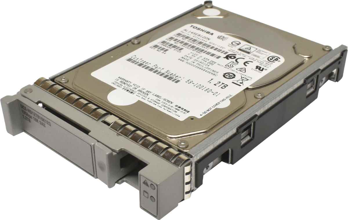 Cisco Toshiba 1.2TB 2.5" 10K 12G SAS HDD Festplatte AL14SEB120N UCS-HD12TB10K12G Cisco Toshiba 1.2TB 2.5" 10K 12G SAS HDD Festplatte AL14SEB120N UCS-HD12TB10K12G