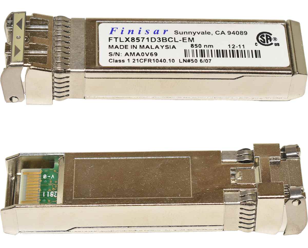 Finisar GBIC FTLX8571D3BCL-EM 10Gb SFP+ 850nm 300m Transceiver