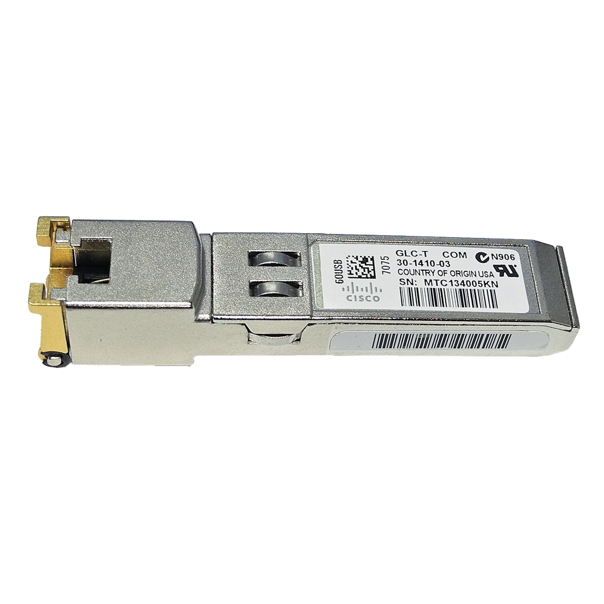 Cisco GLC-T SFP 1000Base-T Gigabit Ethernet Transceiver 30-1410-02/03 CNS8TUTAAA/AAB Cisco GLC-T SFP 1000Base-T Gigabit Ethernet Transceiver 30-1410-02/03 CNS8TUTAAA/AAB