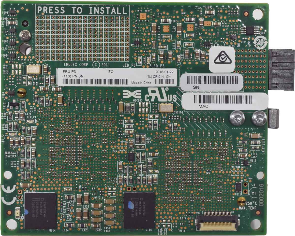 IBM Flex System FC5054 4-port 16Gb FC Adapter 95Y2394 00Y5637