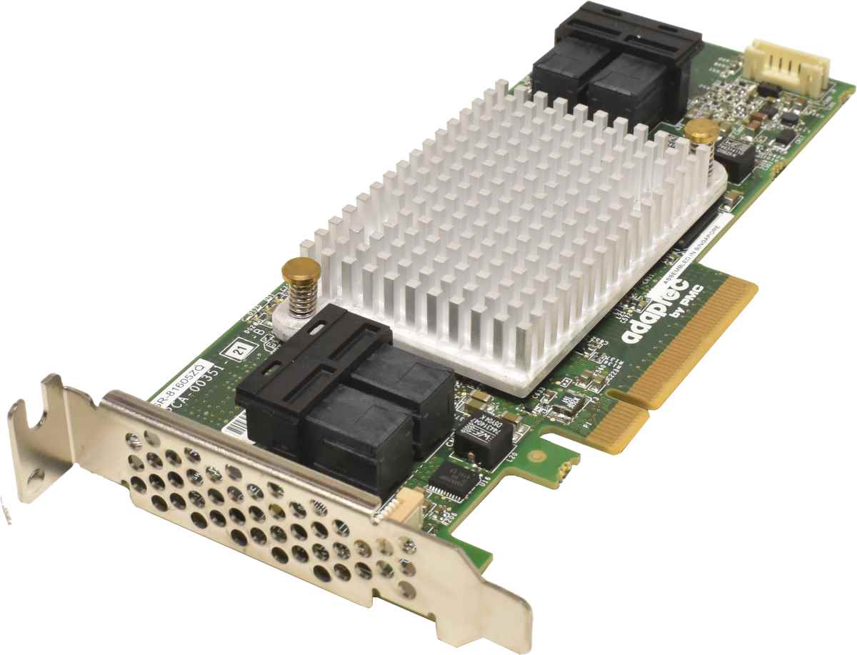 Adaptec ASR-81605ZQ 12Gb/s PCIe x8 SAS/SATA RAID Controller TCA-00351-01-B LP