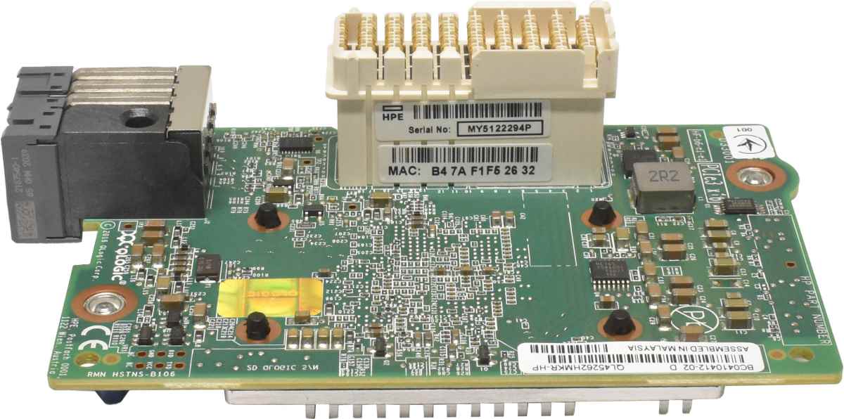 HP Synergy 4820C Dual-Port 10/20/25Gb CNA Mezzanine Ethernet Adapter 877647-001 878447-001 HP Synergy 4820C Dual-Port 10/20/25Gb CNA Mezzanine Ethernet Adapter 877647-001 878447-001