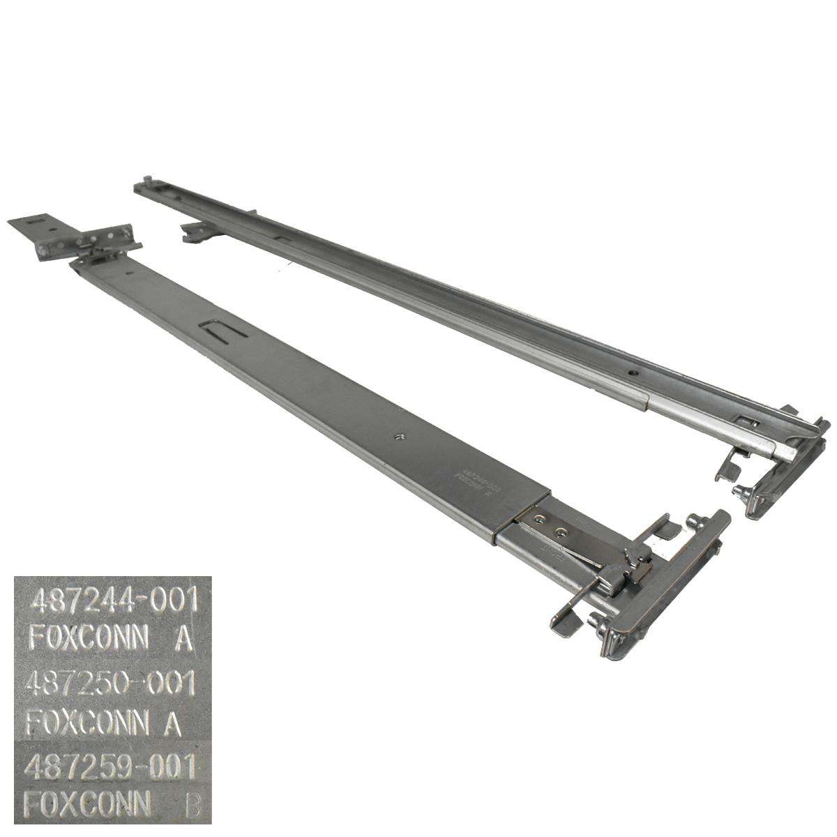 HP-Rackmount-Rails-487244-001-487250-001-487259-00-001.jpg HP Rackmount Rails 487244-001 487250-001 487259-001 DL380 G6 G7; DL385 G5p G6 G7