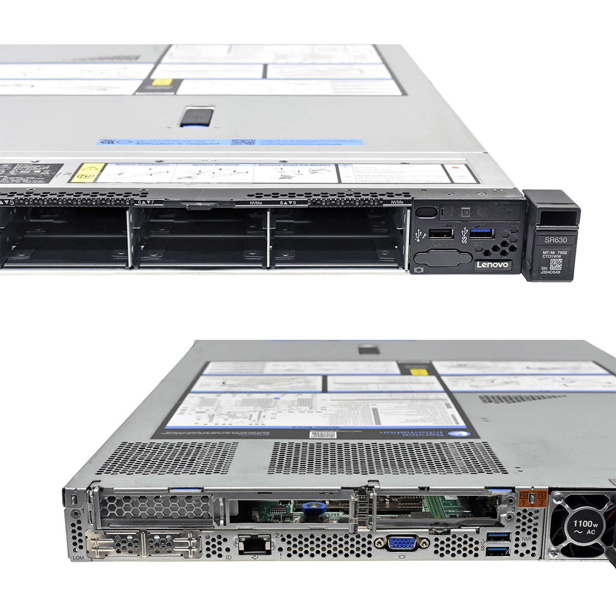 Lenovo-ThinkServer-SR630-no-CPU-no-PC4-2x-Heatsink-006.jpg Lenovo ThinkServer SR630 no CPU no PC4 2x Heatsink RAID 930-8i 10x SFF 1U 19 Zoll