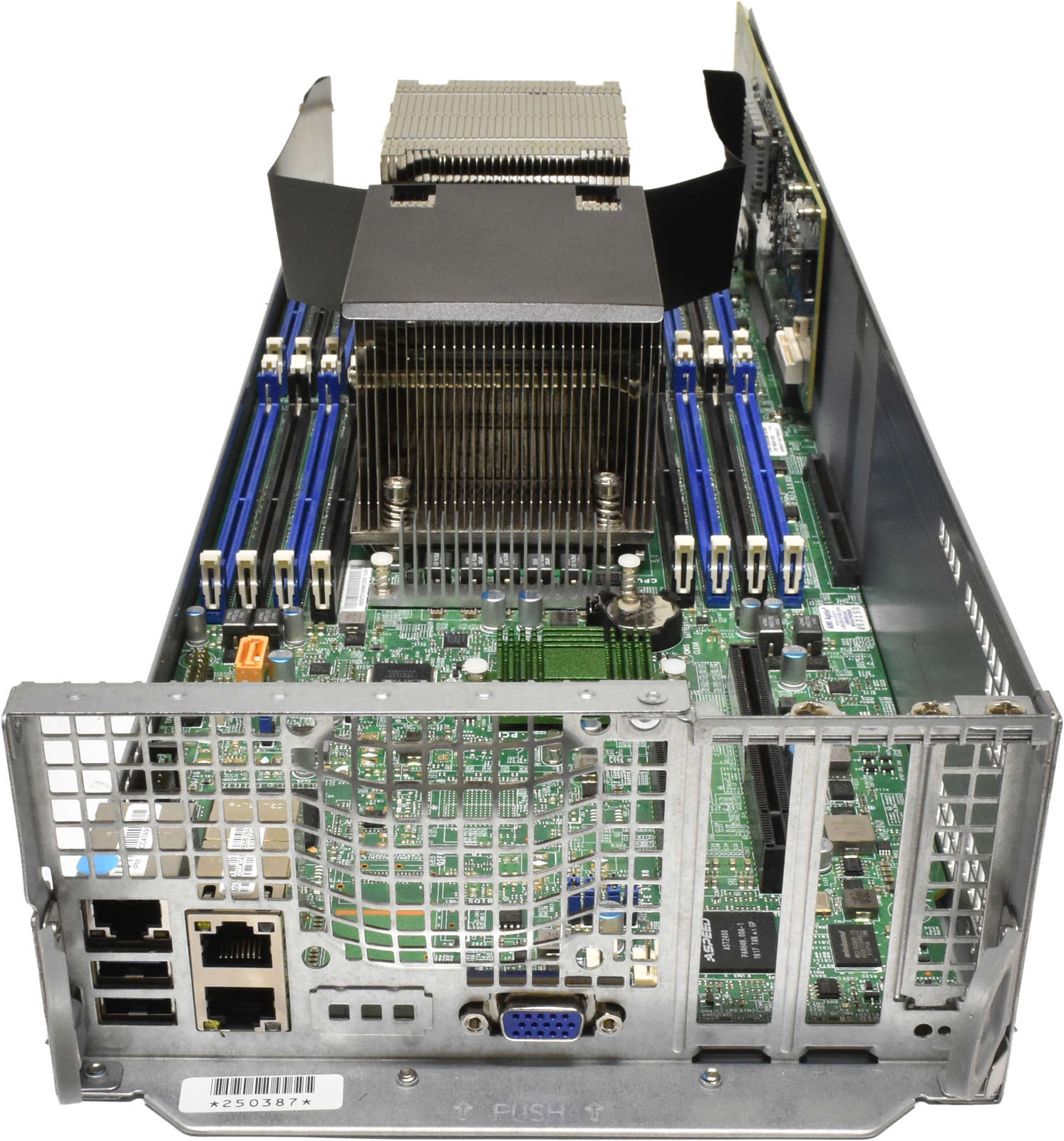 Supermicro-Node-Server-X10DRT-P-Rev-1-02-no-CPU-no-002.jpg Supermicro Node Server X10DRT-P Rev:1.02 no CPU no PC4 2x Heatsink LGA2011-3