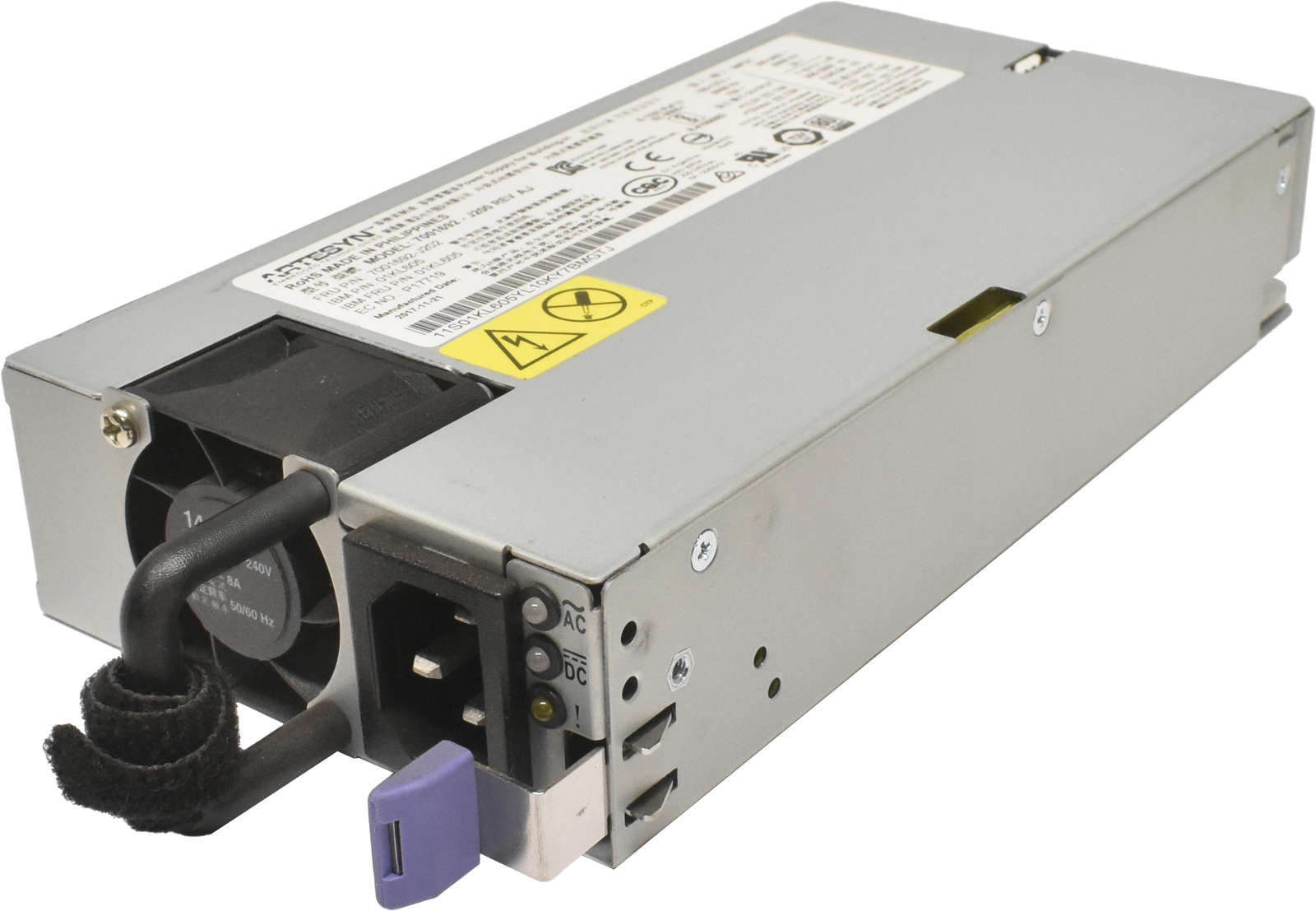 IBM-Artesyn-Power-Supply-Netzeil-7001692-J200-1400-001.jpg IBM Artesyn Power Supply / Netzeil 7001692-J200 1400W für Power8 System 01KL605