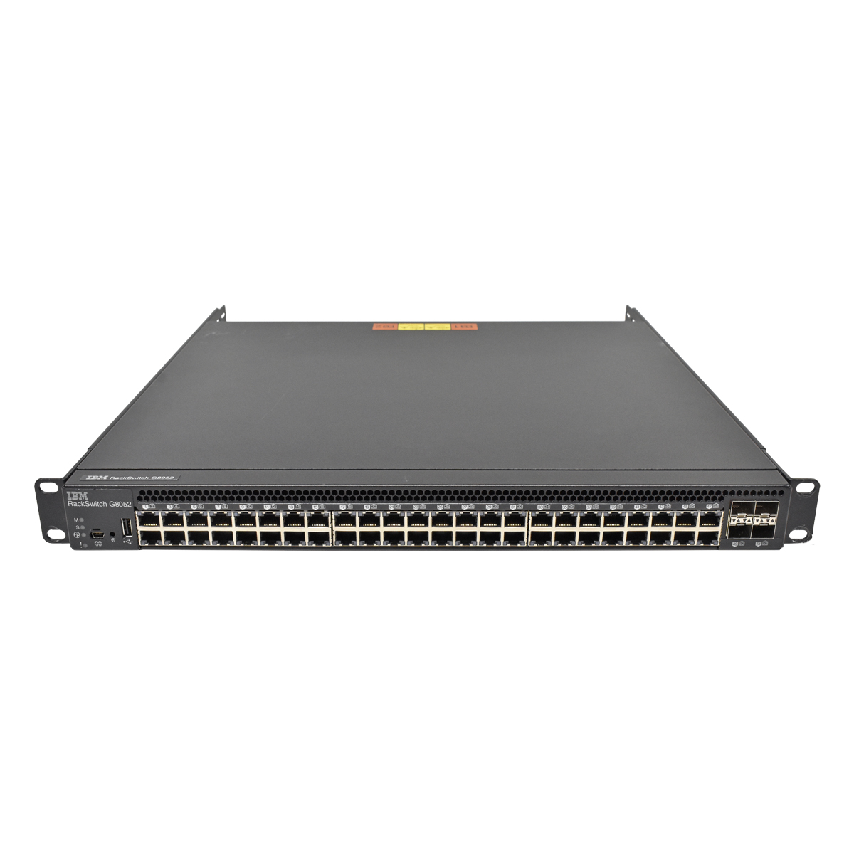 IBM RackSwitch G8052 52-Port 7309-HC 00D9799 + 2 GBICs