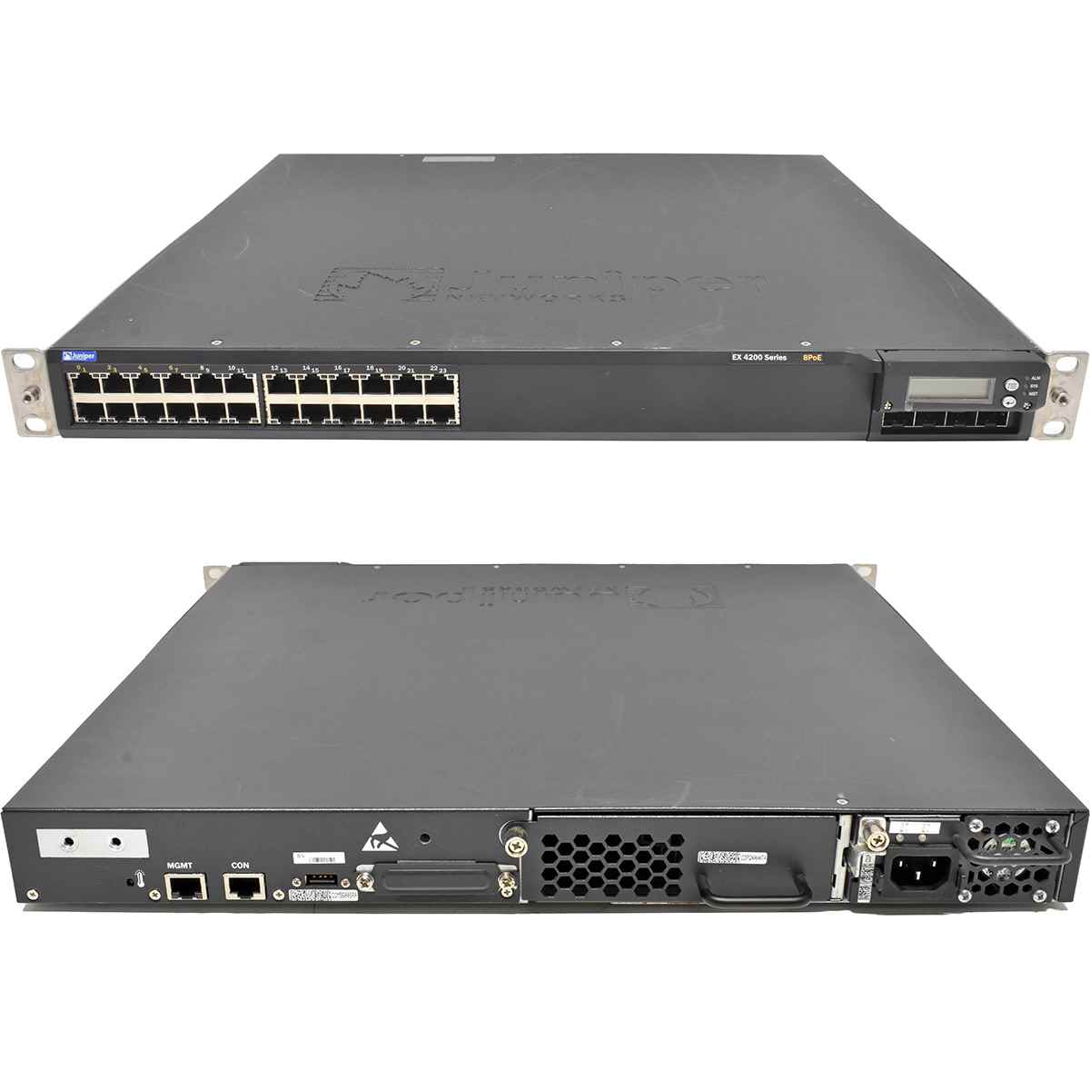 Juniper EX4200-24T 24-Port GE 8-Port PoE +Module 4x1G SFP Juniper EX4200-24T 24-Port GE 8-Port PoE +Module 4x1G SFP