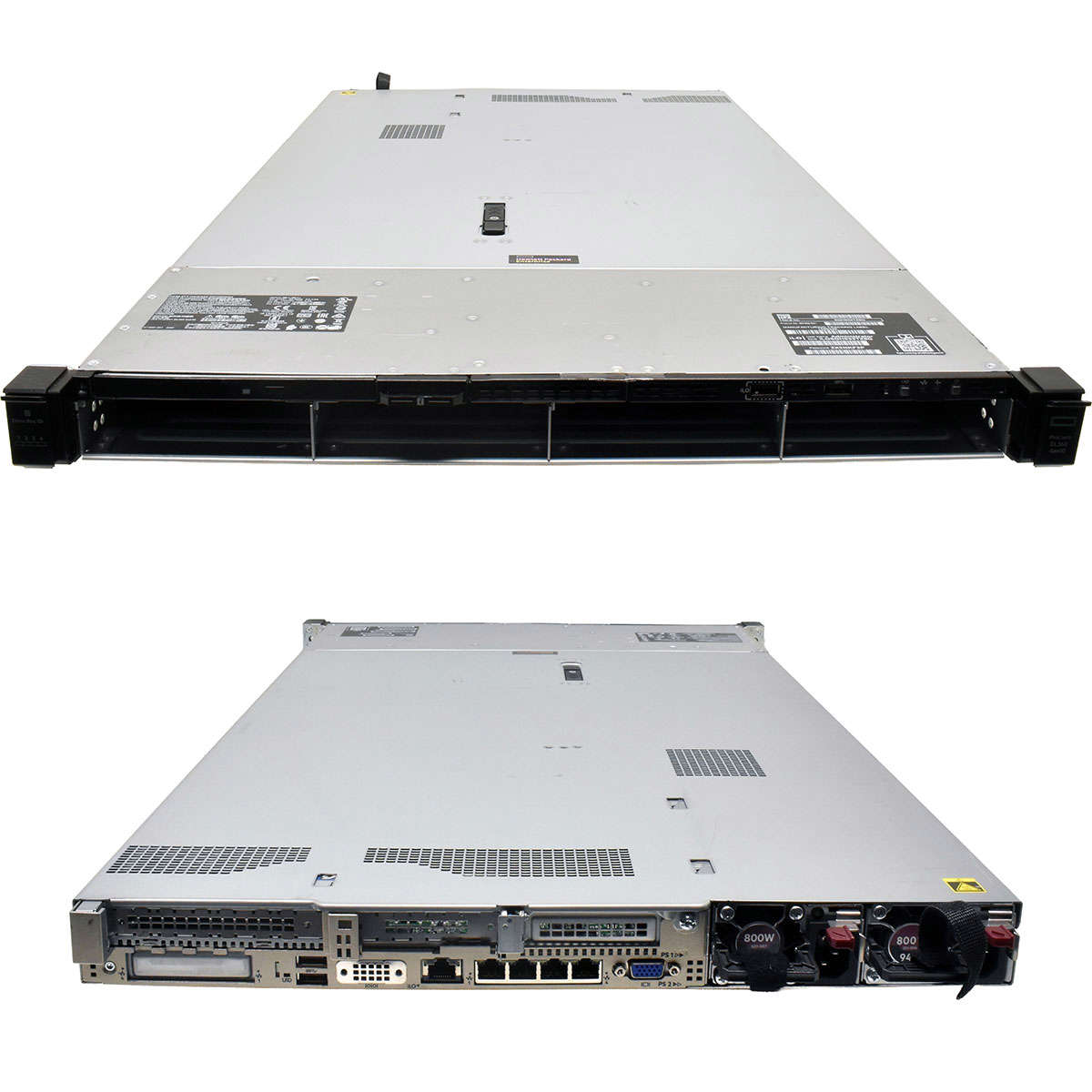 HP ProLiant DL360 G10 1U Server ohne CPU 2xHS Normal 0 GB PC4 RAM 4 Bay 3.5" onboard
