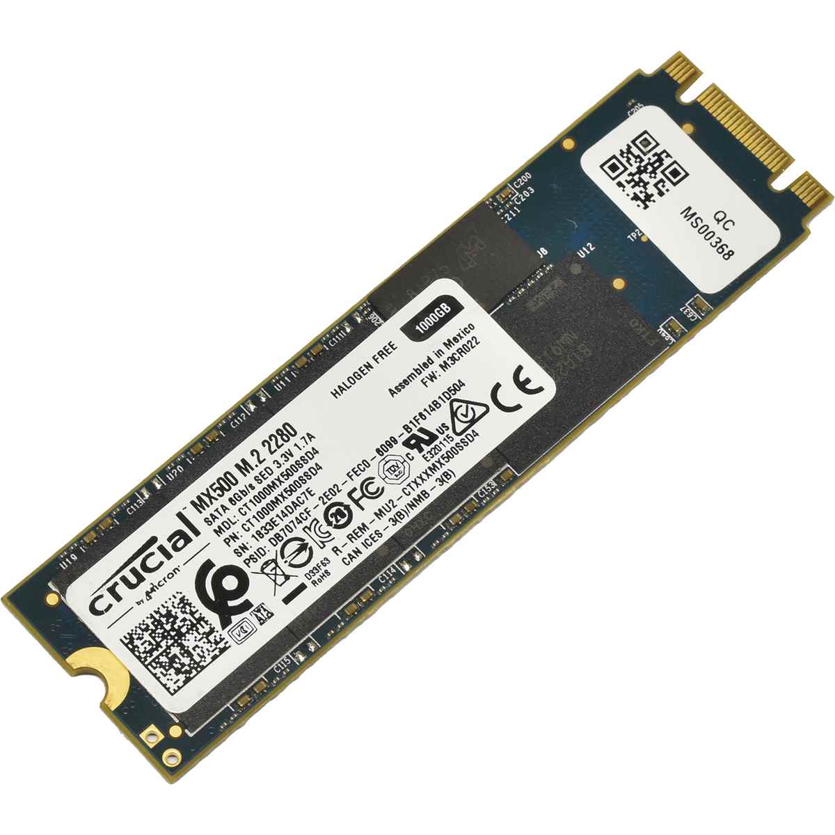 Crucial MX500 CT1000MX500SSD4 SSD 1TB M.2 2280 SATA Crucial MX500 CT1000MX500SSD4 SSD 1TB M.2 2280 SATA