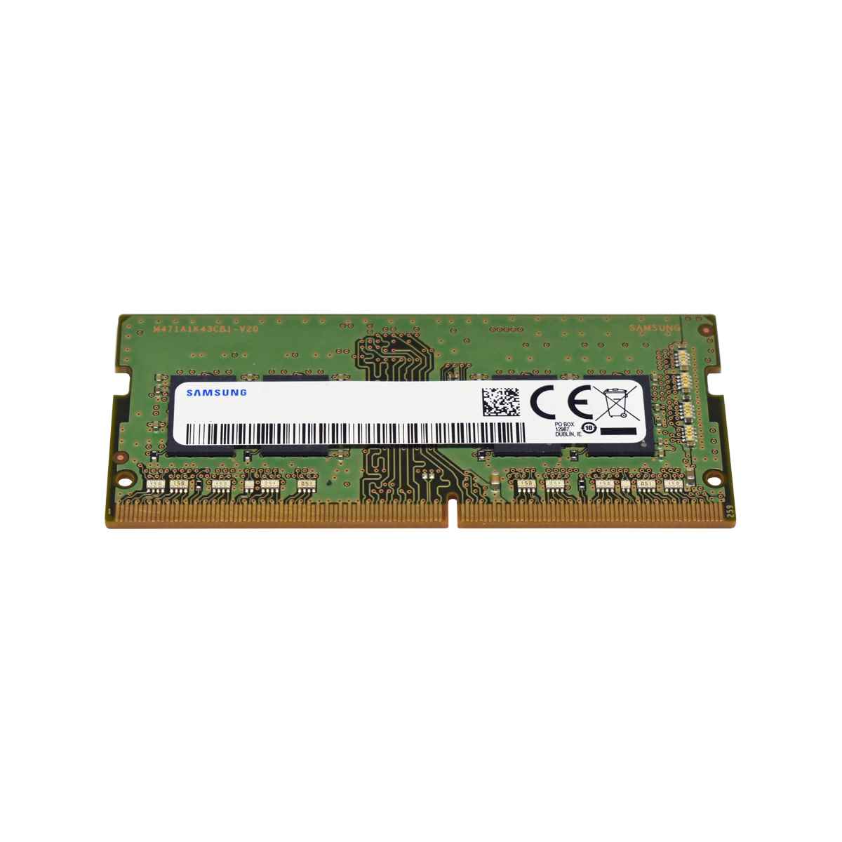 Samsung 8GB 1Rx8 PC4-2400T M471A1K43BB1-CRC SO-DIMM Samsung 4GB 2Rx8 PC3-10600S M471B5273CH0-CH9 SO-DIMM