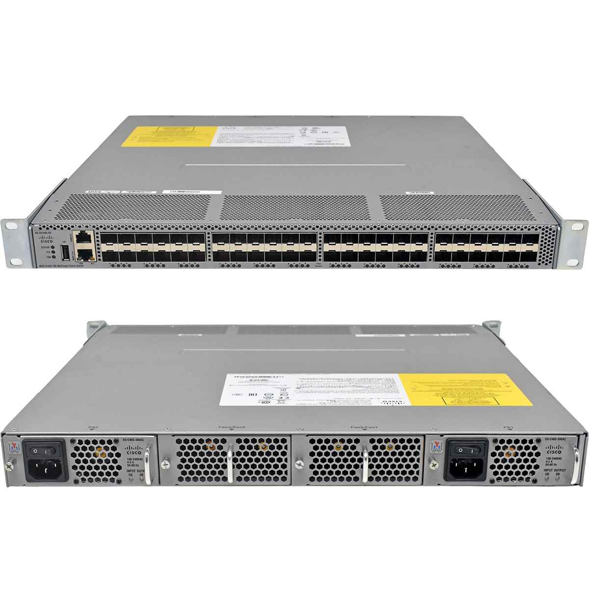Cisco DS-C9148S-K9 68-5131-02 48-Port SFP+ 16G FC Switch +Rack Ears