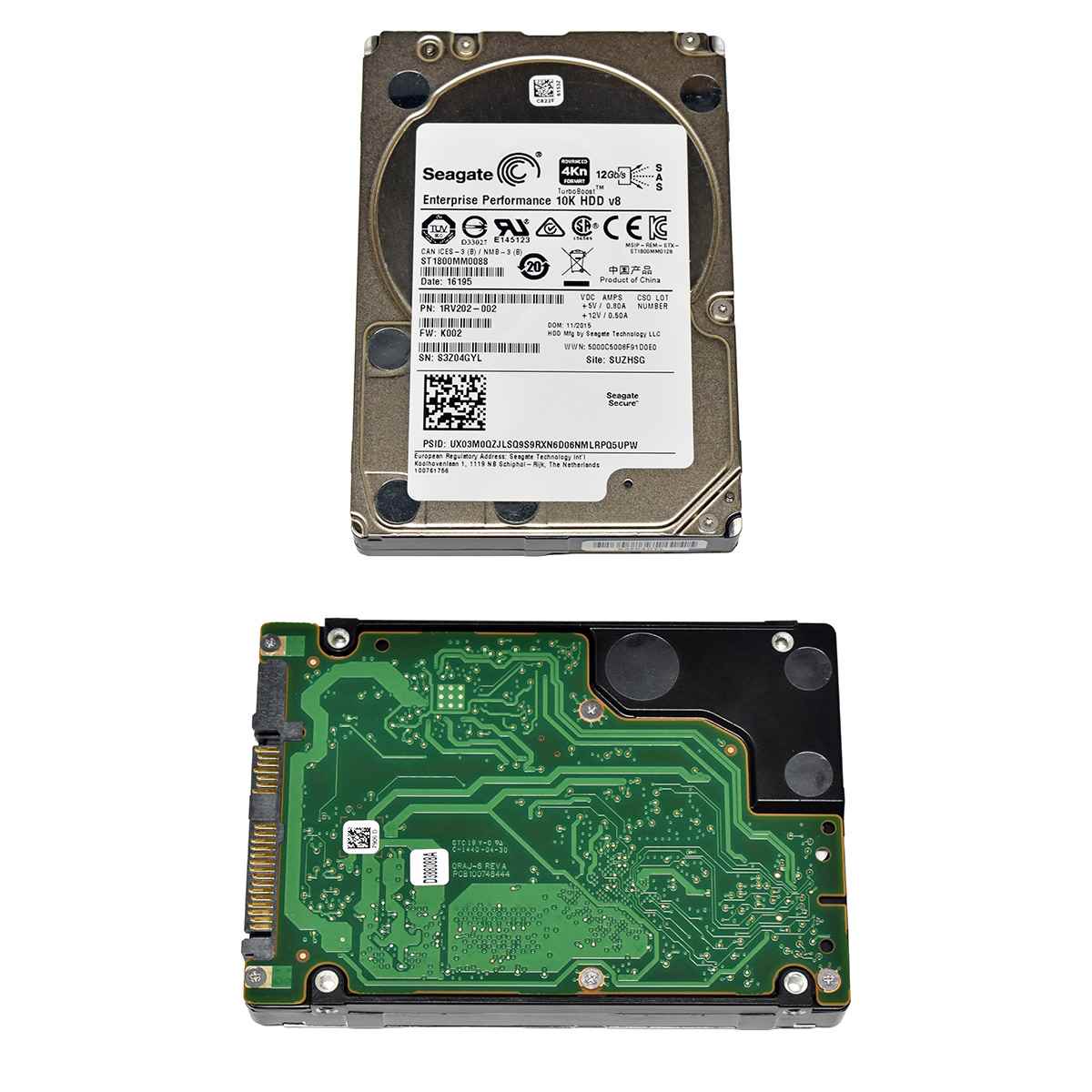 Seagate 1.8TB 2.5" 10k 12G SAS HDD Festplatte ST1800MM0088 Server Storage