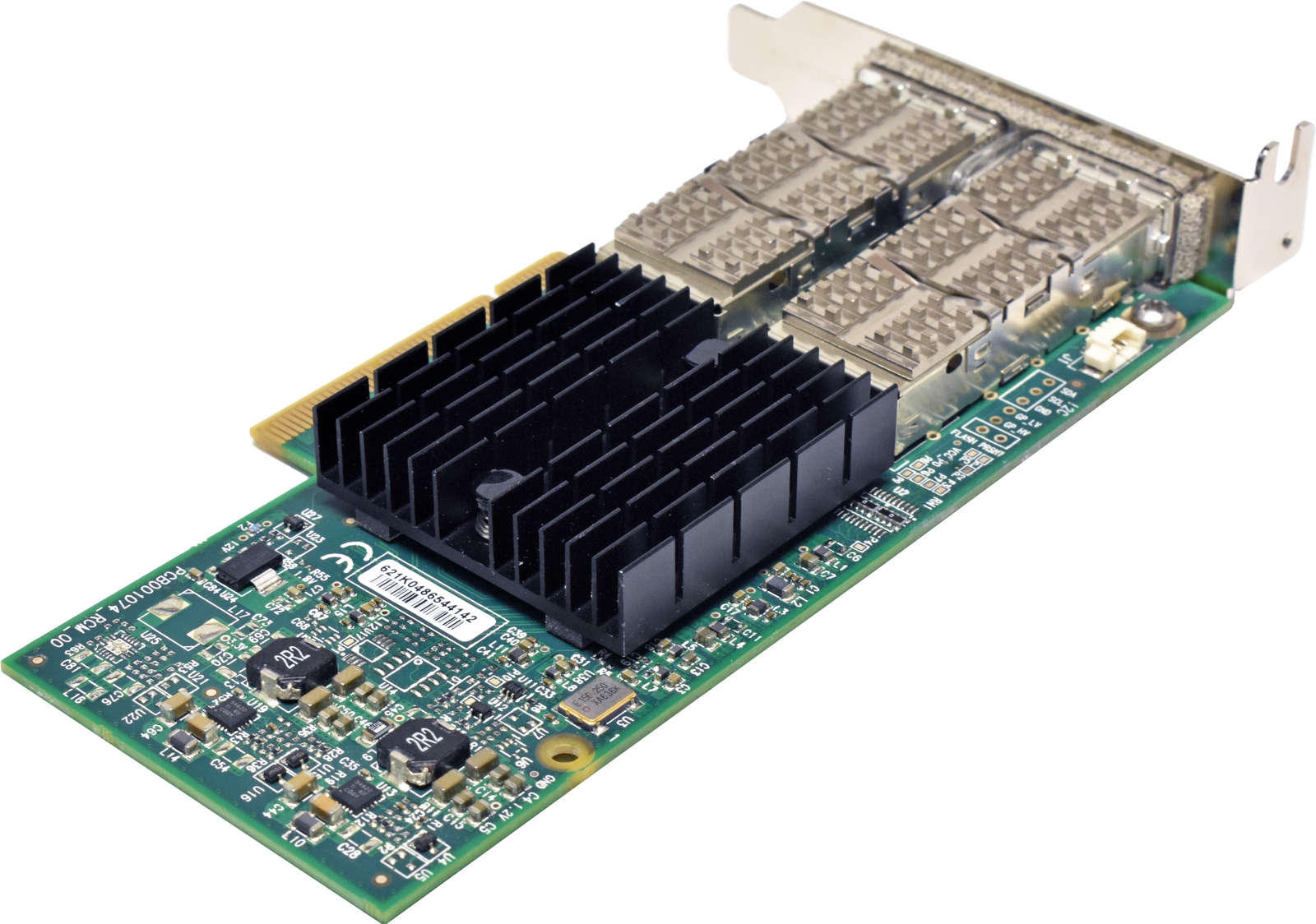 IBM-00D9552-Mellanox-CX354A-Dual-Port-40G-PCIe-x8-002.jpg IBM 00D9552 Mellanox CX354A Dual-Port 40G PCIe x8 InfiniBand Network Adapter LP
