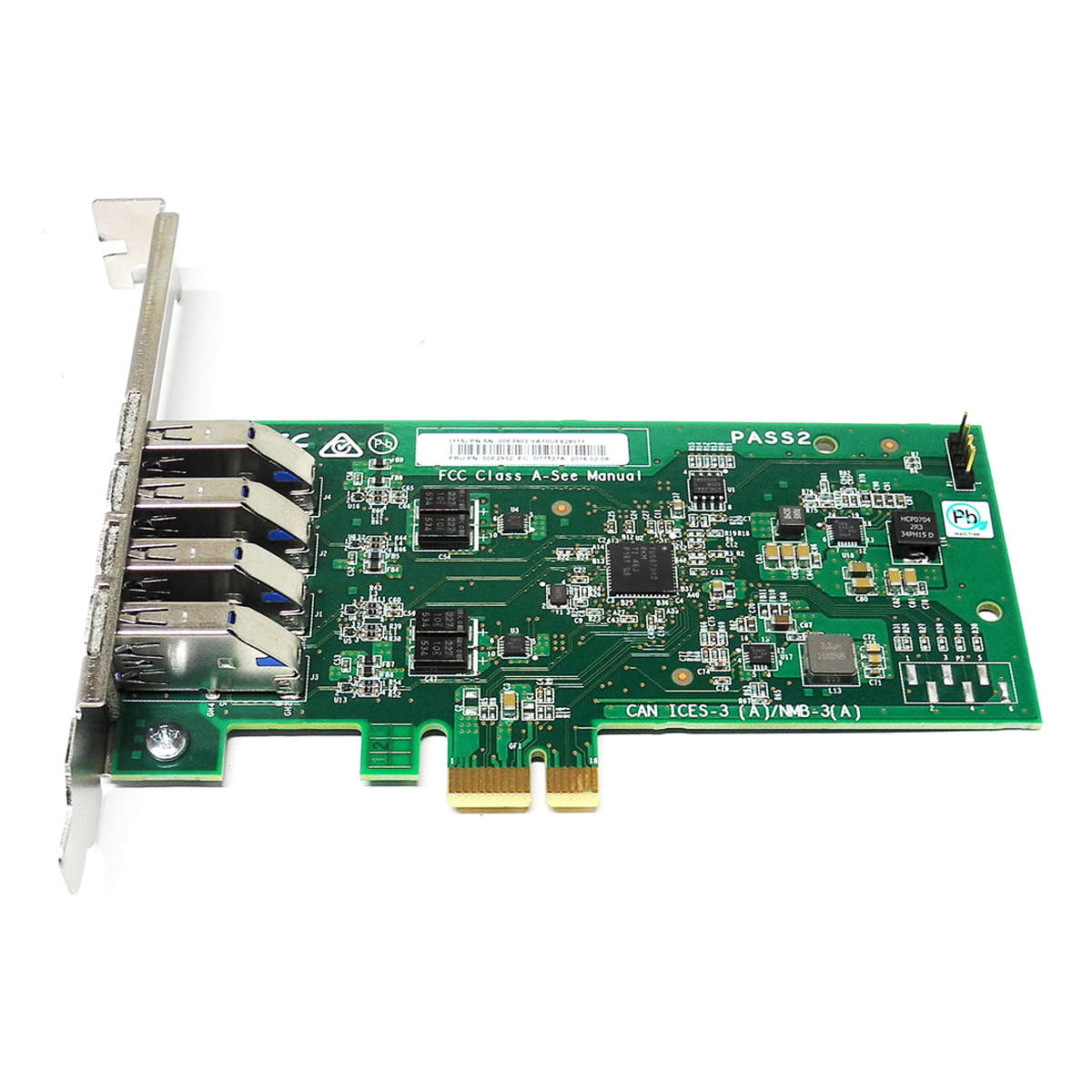 IBM-EC46-58F9-4-Port-USB-3-0-Server-Adapter-for-Po-002.jpg IBM EC46 58F9 4-Port USB 3.0 Server Adapter for Power 8 System 00E3903 00E2932