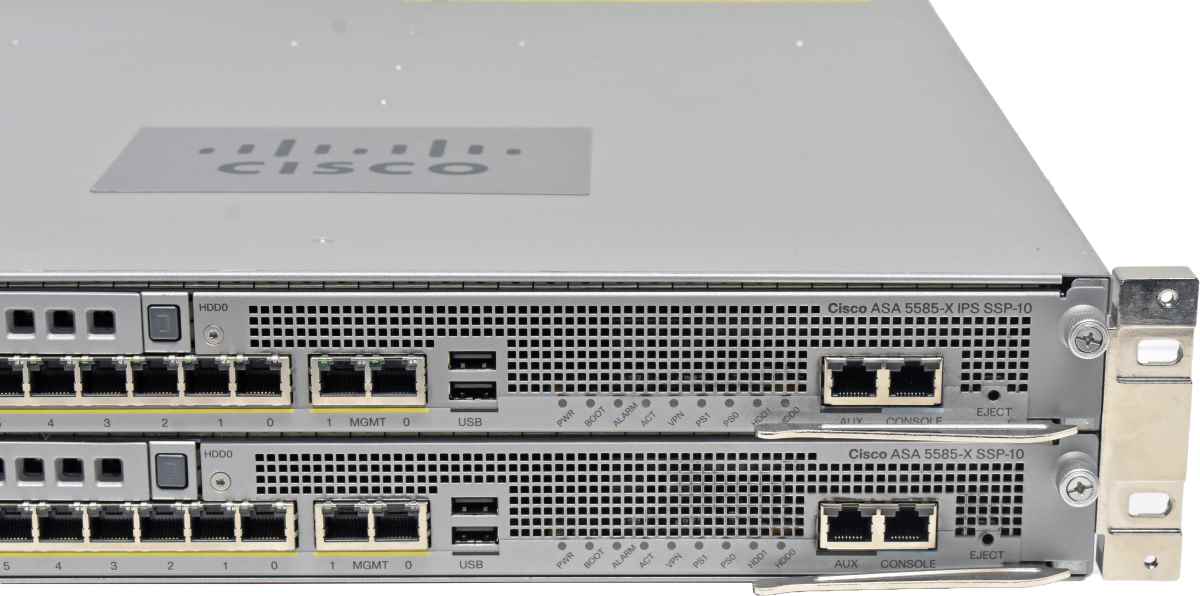 Cisco ASA 5585 Stateful Firewall + ASA 5585-X IPS SSP-10 + ASA5585-X SSP-10 68-3227-07