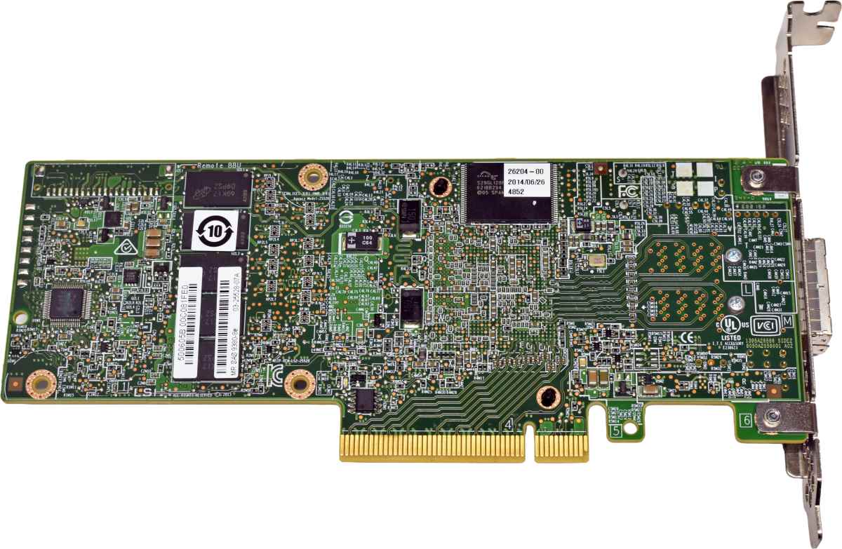 Intel RAID RS3SC008 LSI MR SAS 9380-8e 12G PCIe x8 RAID Controller 03-25528-07A FP