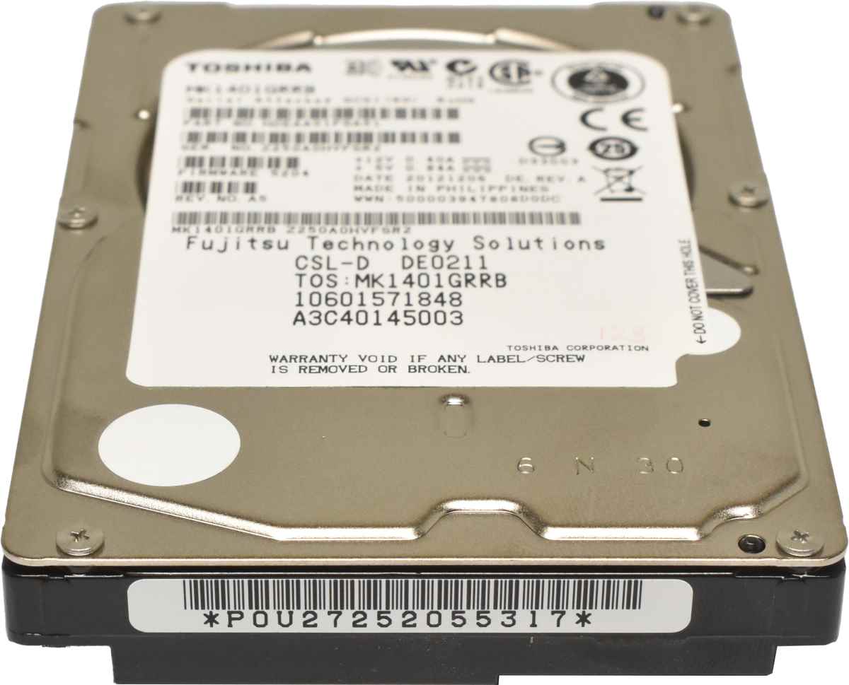 Toshiba 146GB 2.5" 15K 6G SAS HDD Festplatte MK1401GRRB