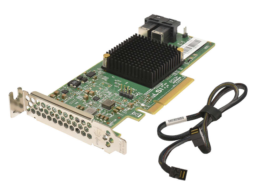 Intel RAID Controller SATA / SAS 12G PCIe x8 RS3UC080 H10156-151 LP + Kabel