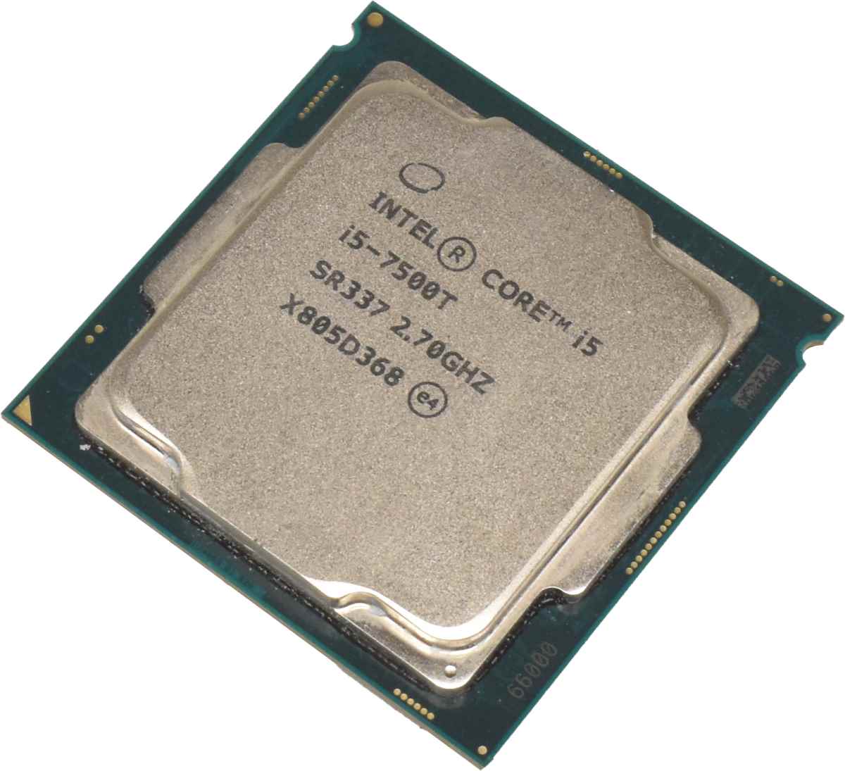 Intel Core Processor i5-7500T 6MB Cache 2.70GHz Quad-Core FC LGA1151 SR337 Intel Core Processor i5-7500T 6MB Cache 2.70GHz Quad-Core FC LGA1151 SR337