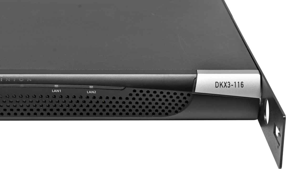 Raritan Dominion DKX3-116 16-Port KVM-over-IP Switch +Rack Ears Raritan Dominion DKX3-116 16-Port KVM-over-IP Switch +Rack Ears