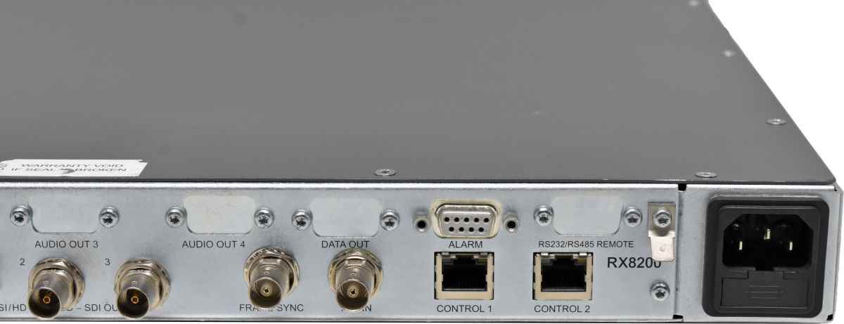 Ericsson Receiver RX8200 MPEG2 & MPEG4 4:2:2 Base Unit for Receiver RX8200 Rev. 4.8.1