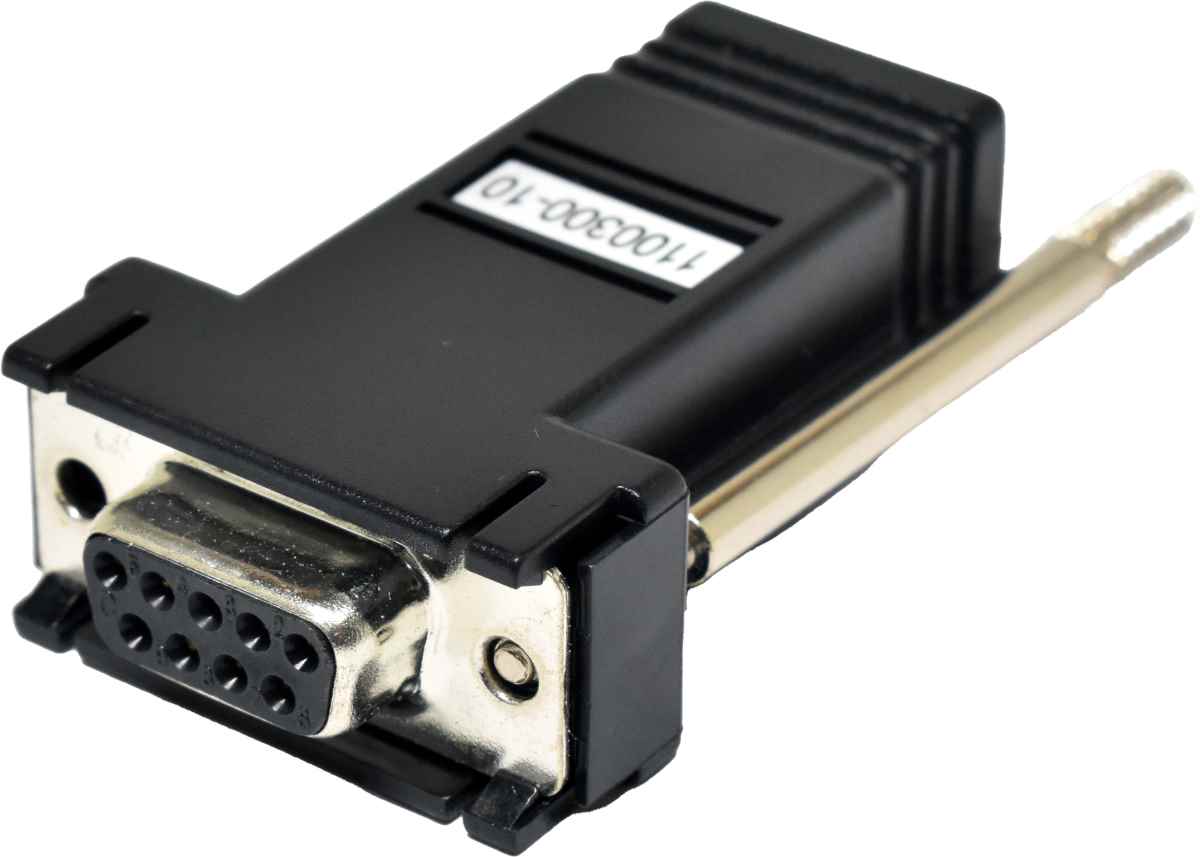 Perle IOLAN SCSC DBA0020C 04007040 1100300-10 Crossover Adapter with SUN/Cisco pinout DB-9F - RJ-45