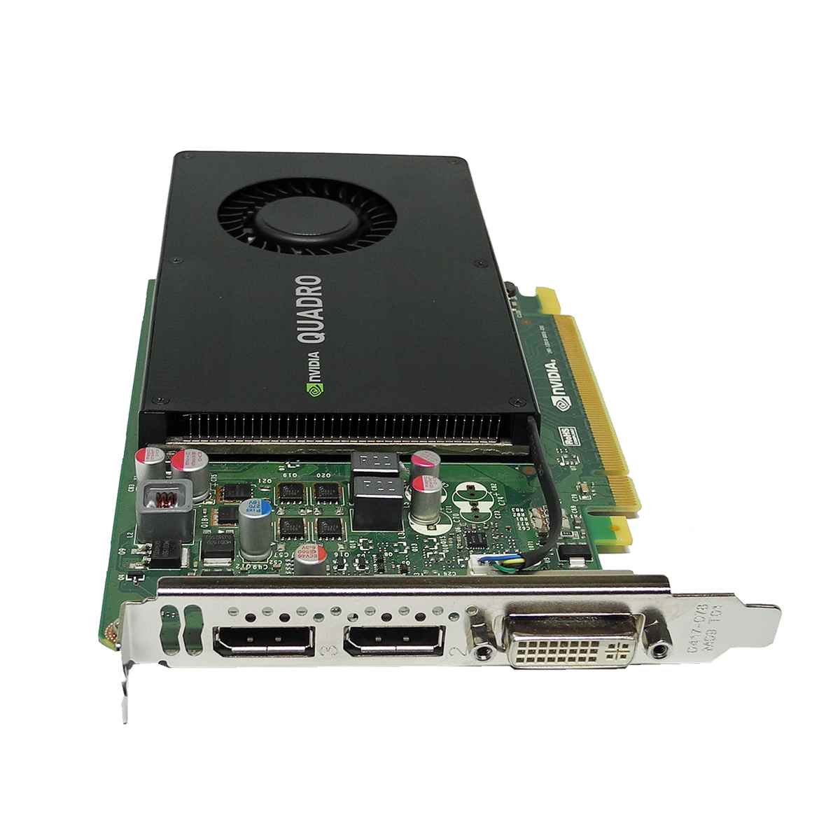 HP NVIDIA QUADRO K2200 Grafikkarte GM107 GPU 4GB GDDR5 764899-001 2x D-Port DVI