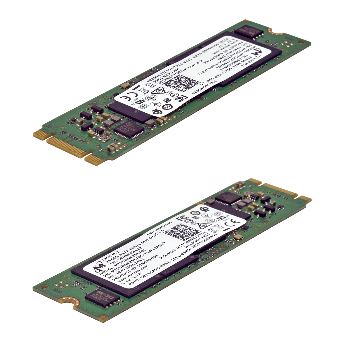 Micron MTFDDAV256TDL Solid State Drive (SSD) 256 GB M.2 2280 SATA Micron MTFDDAV256TDL Solid State Drive (SSD) 256 GB M.2 2280 SATA