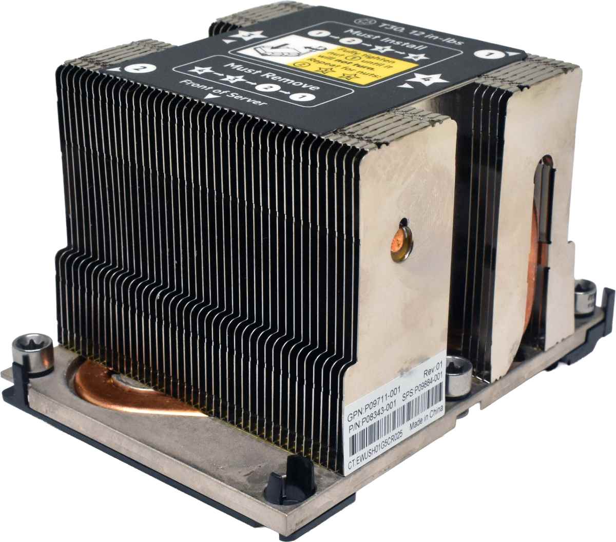 HP P08343-001 876708-001 P09884-001 875717-001 Heatsink for Apollo 4200 G10 HP P08343-001 876708-001 P09884-001 875717-001 Heatsink for Apollo 4200 G10