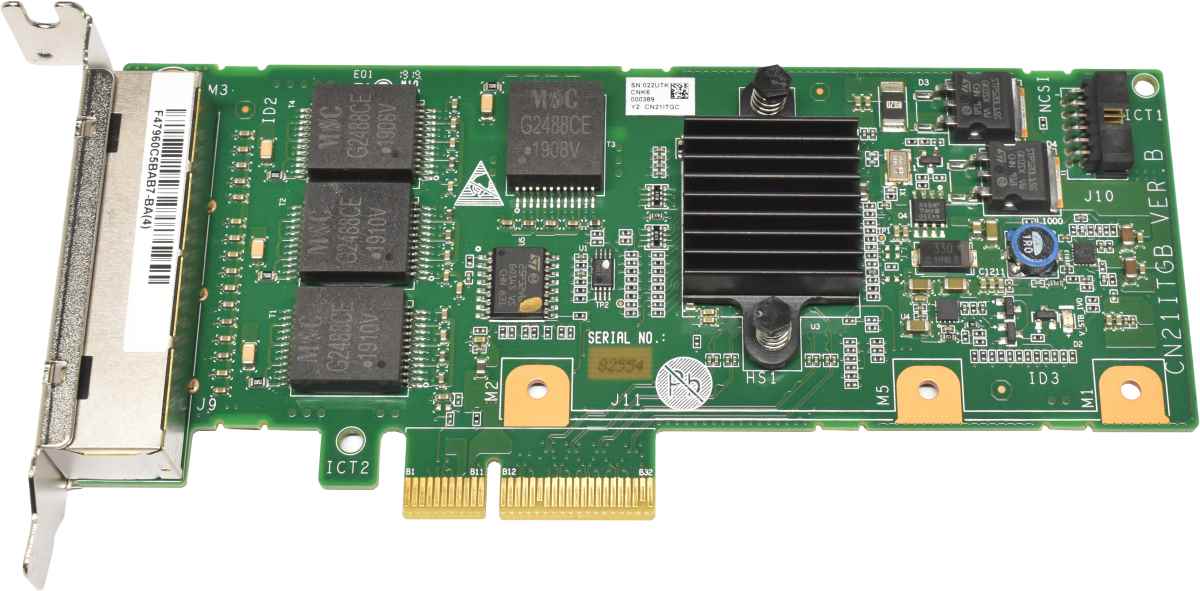 Huawei SP212 CN21ITGC 4-Port Network Adapter Gigabit Ethernet PCle x4 LP