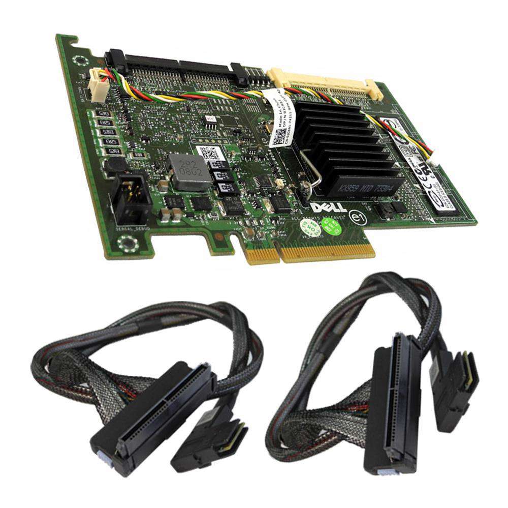 DELL-PERC-6-I-3Gb-s-PCIe-x8-SAS-RAID-Controller-0T-003.jpg DELL PERC 6/I 3Gb/s PCIe x8 SAS RAID Controller 0T954J + 2x SAS Kabel + BBU