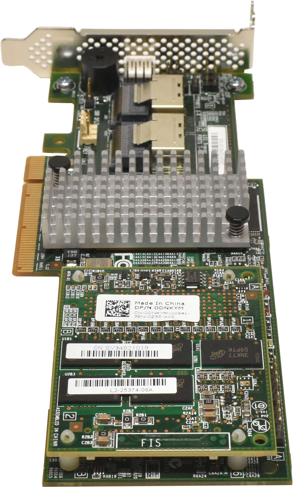 Dell-LSI-MR-SAS-9265-8i-6-Gb-s-1GB-PCIe-x8-RAID-Co-004.jpg Dell LSI MR SAS 9265-8i 6 Gb/s 1GB PCIe x8 RAID Controller 0DNKYM +Kabel LP C6220