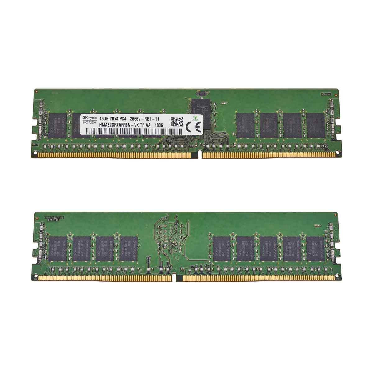 SKhynix 16GB 2Rx8 PC4-2666V DDR4 RAM HMA82GR7AFR8N-VK SKhynix 16GB 2Rx8 PC4-2666V DDR4 RAM HMA82GR7AFR8N-VK