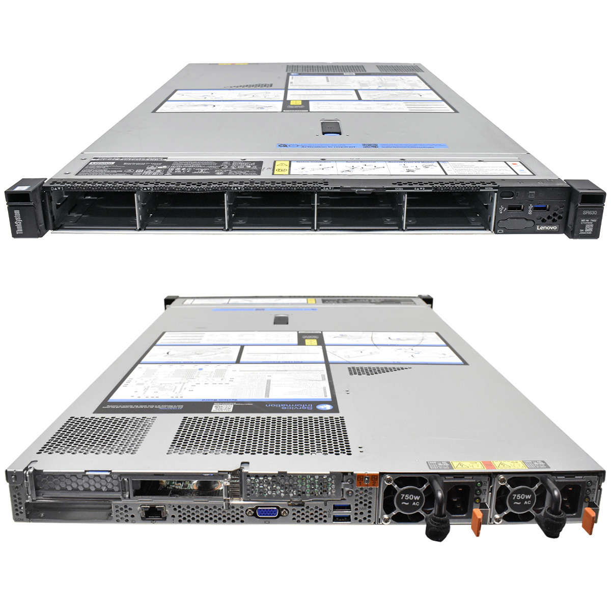 Lenovo-ThinkServer-SR630-no-CPU-no-PC4-2x-Heatsink-001.jpg Lenovo ThinkServer SR630 no CPU no PC4 2x Heatsink RAID 930-8i 10x SFF 1U 19 Zoll