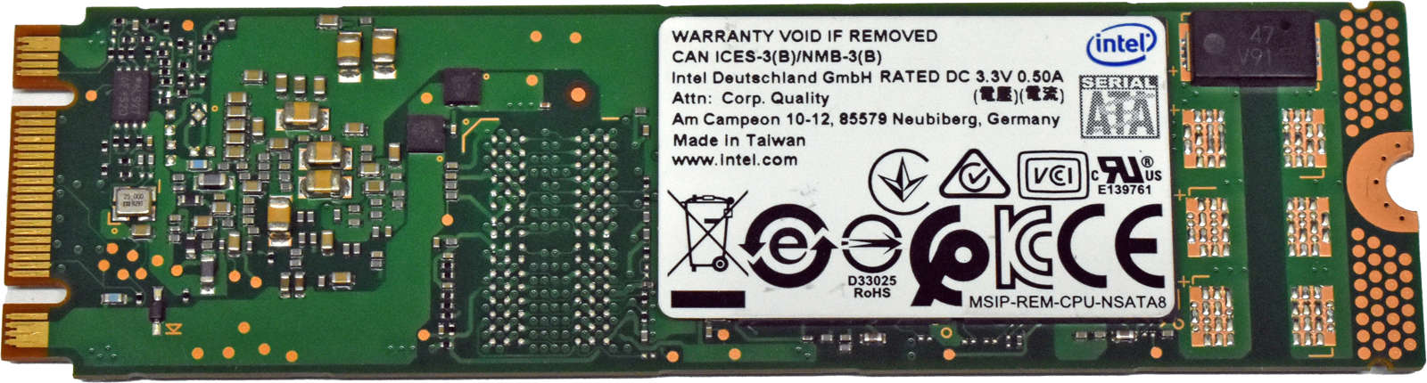 Dell Intel SSDSCKKB240G8R 0DMC15 240GB M.2 SSD SATA 6 Gbit/s