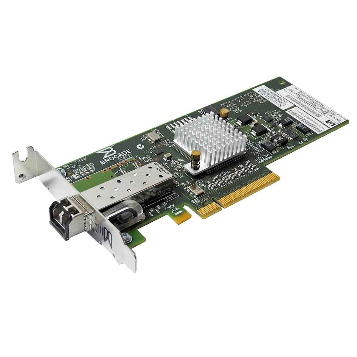 Brocade 815 HP AP769-60001 8Gb FC PCIe x8 Network Adapter 571520-001 +1x SFP+ LP Brocade 815 HP AP769-60001 8Gb FC PCIe x8 Network Adapter 571520-001 +1x SFP+ LP