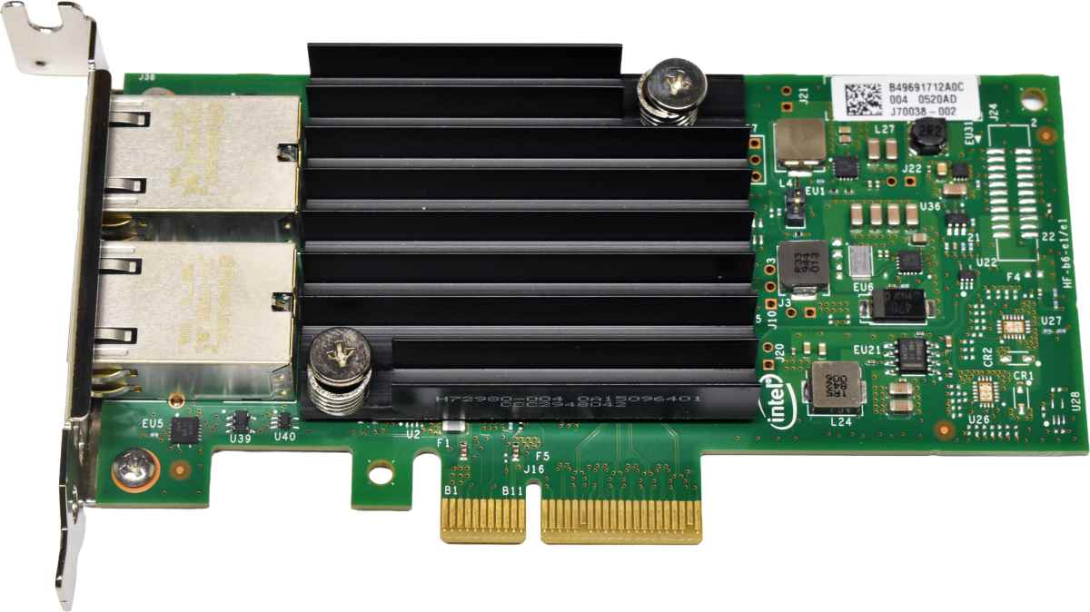 Dell Intel X550-T2 0C4D5P Dual-Port Converged Network Adapter 10G RJ-45 PCIe x4