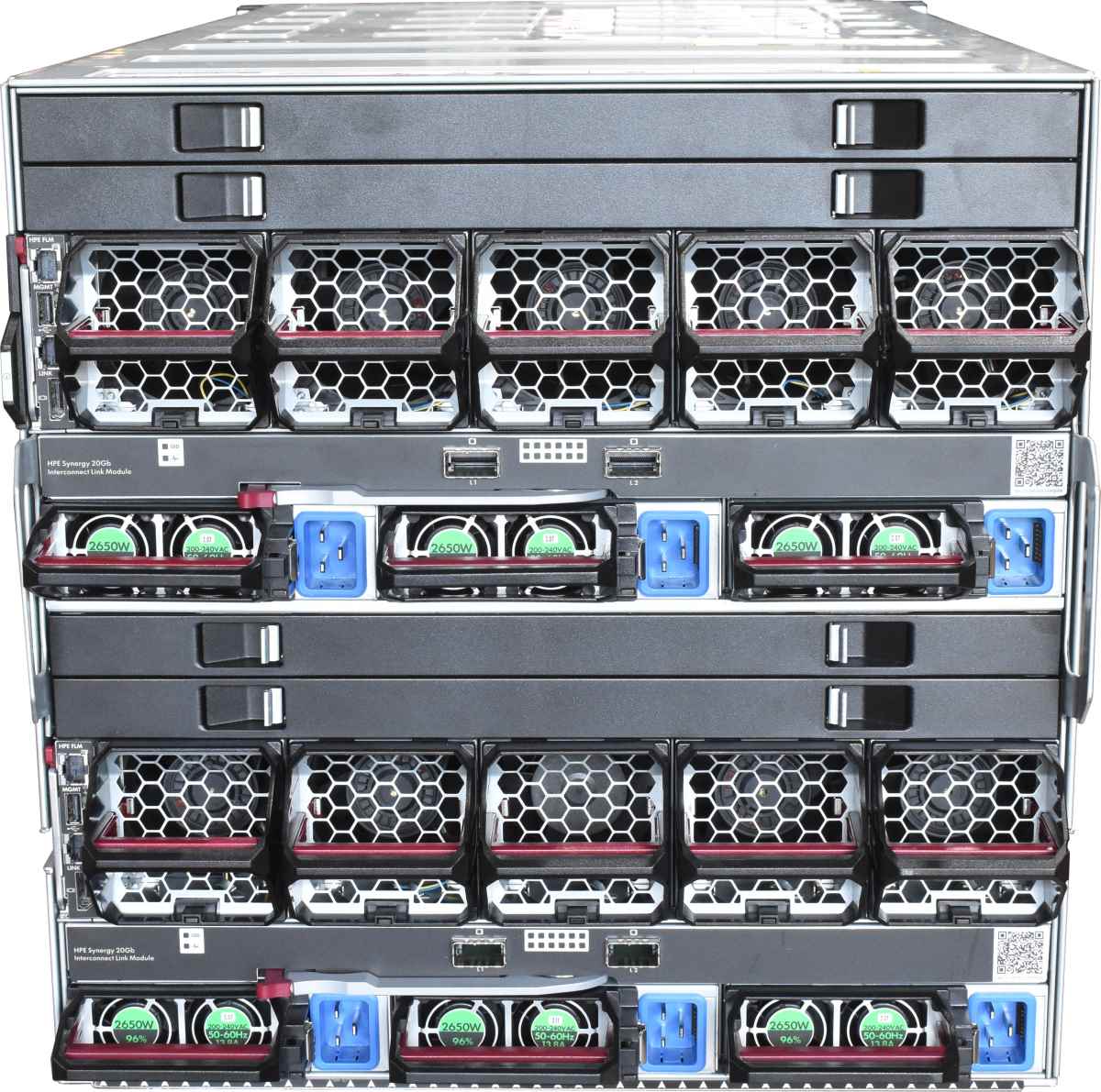 HP Synergy 12000 Frame 6x HP Synergy 480 G10 12x Gold 6134 6TB RAM PC4 14x 2,5