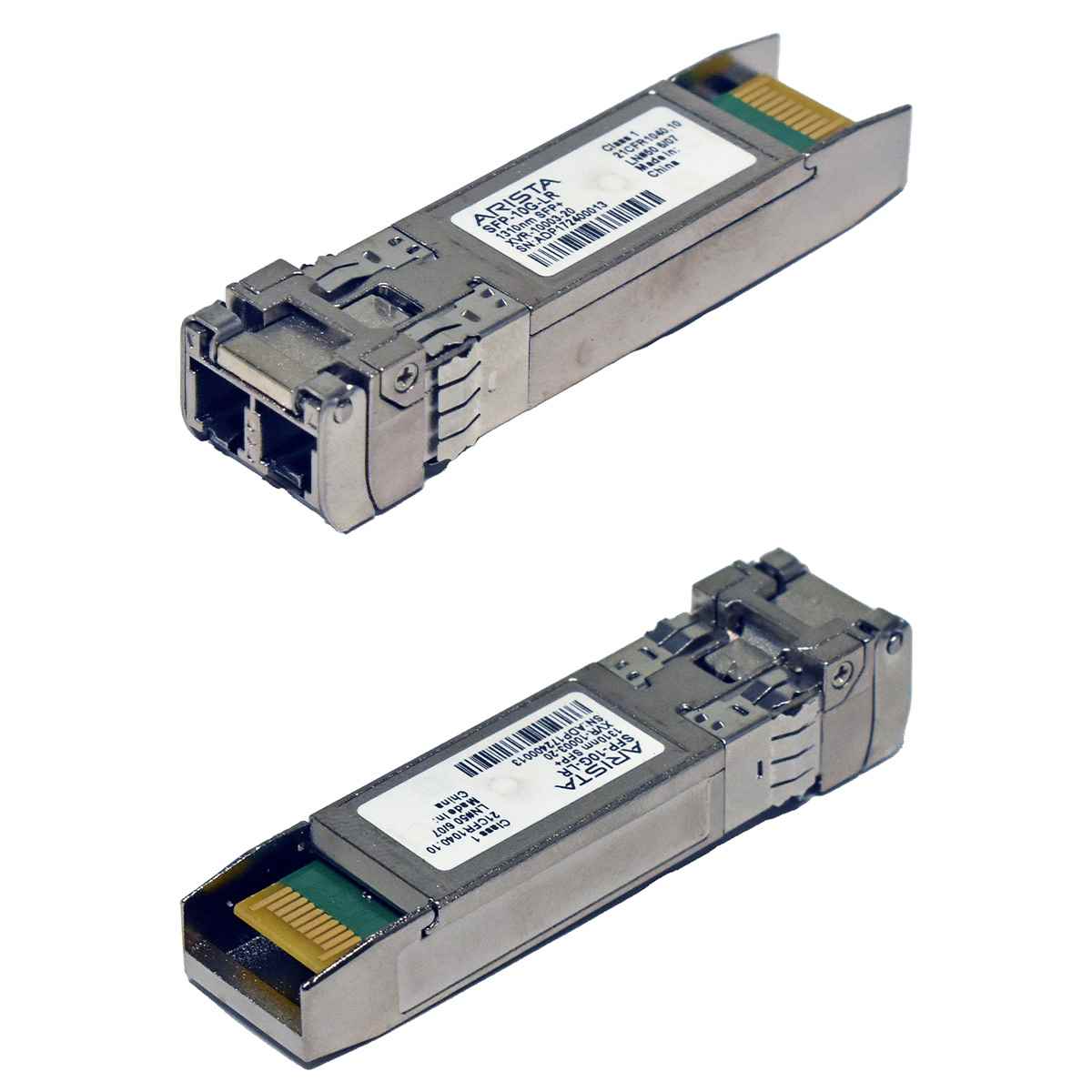 Arista SFP-10G-LR XVR-10003-20 1310nm SMF 10km LC Duplex 10G SFP+ Transceiver Module Arista SFP-10G-LR XVR-10003-20 1310nm SMF 10km LC Duplex 10G SFP+ Transceiver Module