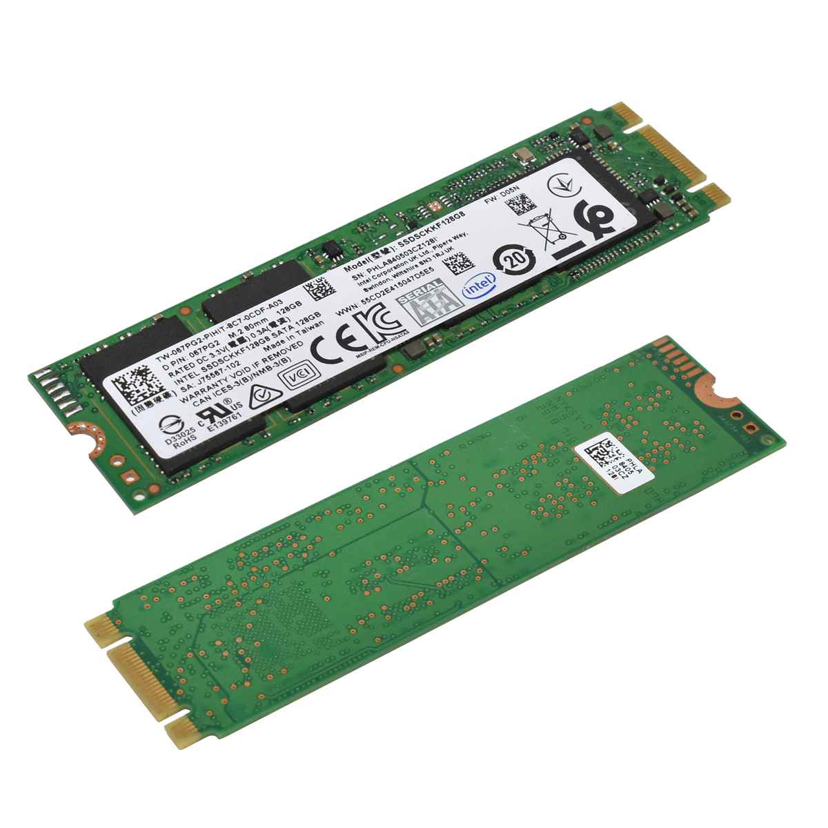 orig. Dell Intel SSD 128 GB SATA III M.2 2280 067PG2 SSDSCKKF128G8 orig. Dell Intel SSD 128 GB SATA III M.2 2280 067PG2 SSDSCKKF128G8