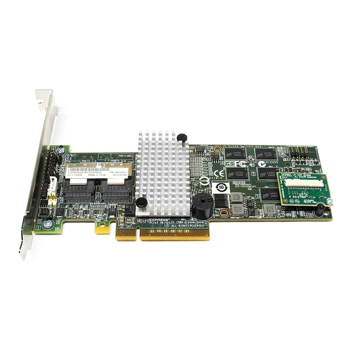 IBM LSI ServeRAID M5015 8-CH 6 Gb RAID Controller 46M0851 FP IBM LSI ServeRAID M5014 8-CH 6 Gb RAID Controller 46C8929 FP