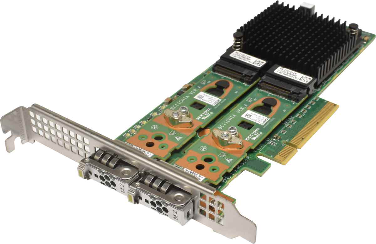 Huawei BC11MSMA SAS/SATA RAID Controller 2x M.2 Caddy 2x Lite-On M.2 SSD for HP ZCentral FP