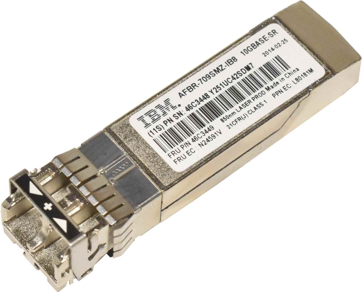 IBM AFBR-709SMZ-IB8 10GB FC SFP+ SR 850nm Transceiver 46C3448 46C3449